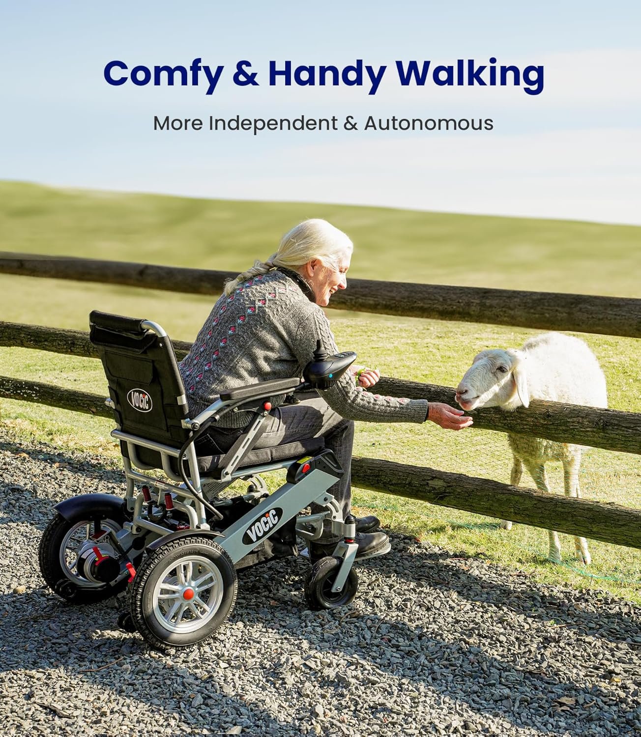 Vue de profil - Pliage compact